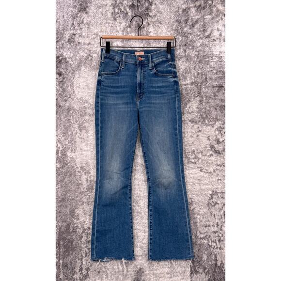 Mother Jeans 25 Womens The Lil Hustler Ankle Fray In Wash Healing Jar - Picture 1 of 9